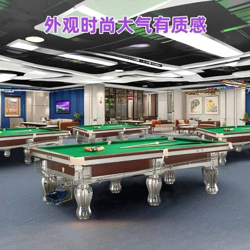 Zhongba Standard Billiards Table Steel Warehouse Commercial Billiards Case Black Eight Household Indoor Ball Hall