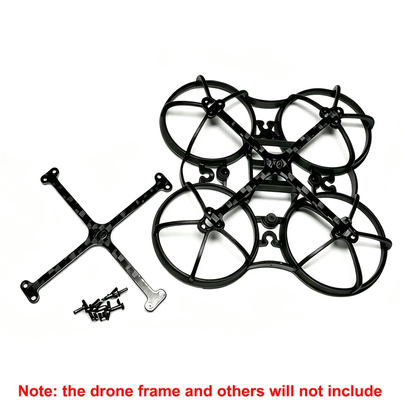 1PC Reinforced Carbon‑Fiber Base Plate For BetaFPV Meteor65/75 PRO II Tiny Whoop Drone Frame Replacement Chassis DIY Accessories