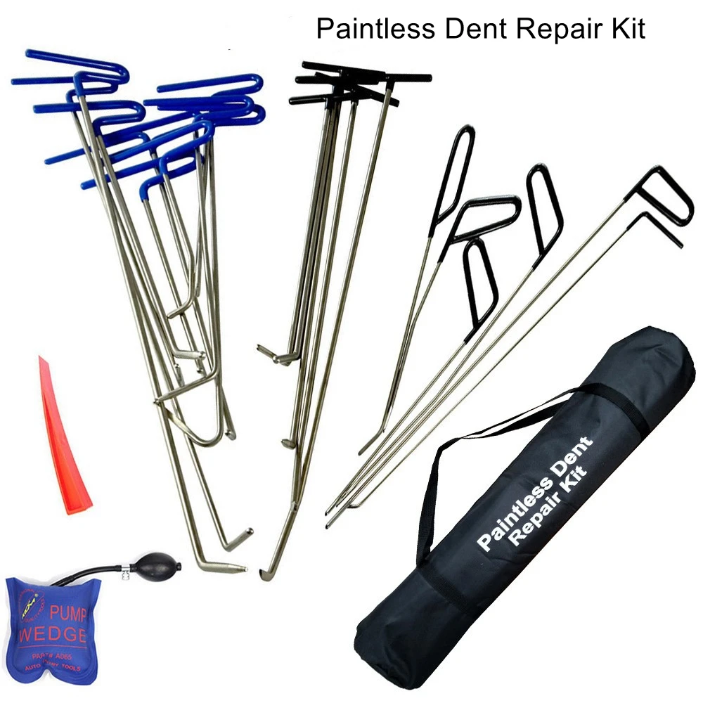 

Car dent repair tools professional pull row pry bar hail dent pit no paint sheet metal scarless repair tool