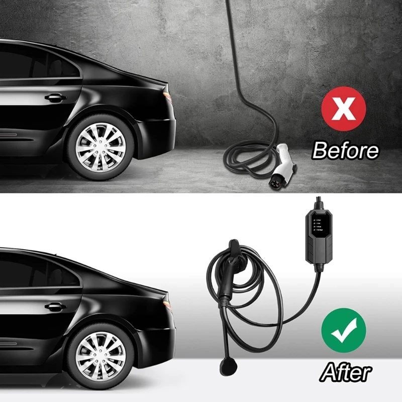 Cable Holder Wallbox Holsters Dock Electric Vehicle Type1 Organizers