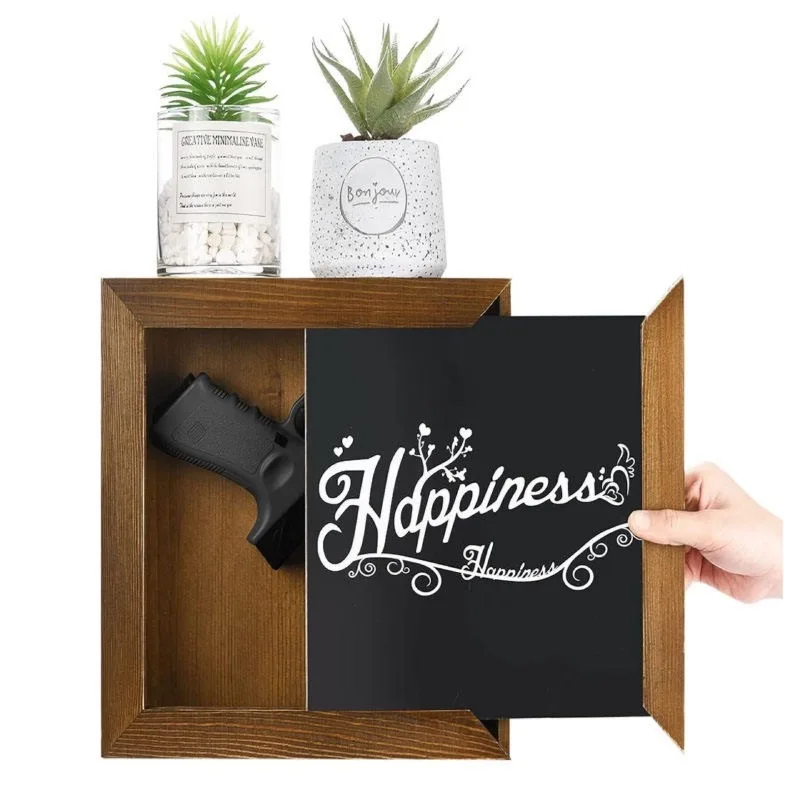 1Pcs Fake Photo Frame Painting Living Room Hidden Safe Box Valuable Private Storage Box Safe Box Tools, Hidden Wall Firearms