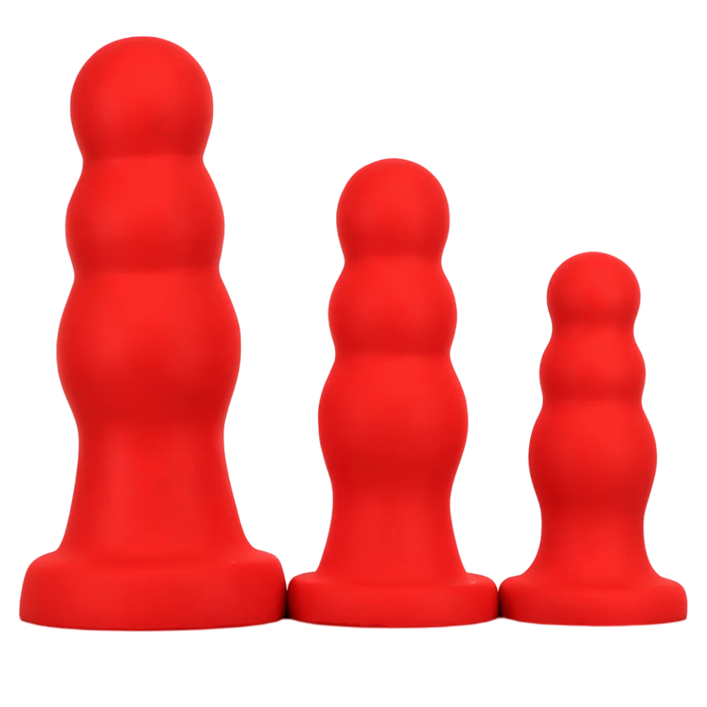 3 Size Big Huge Anal Beads Butt Plug Smooth Soft Silicone Dilatador Anal Dildo G-spot Penetration Anal Toys Buttplug Sex Toys 18