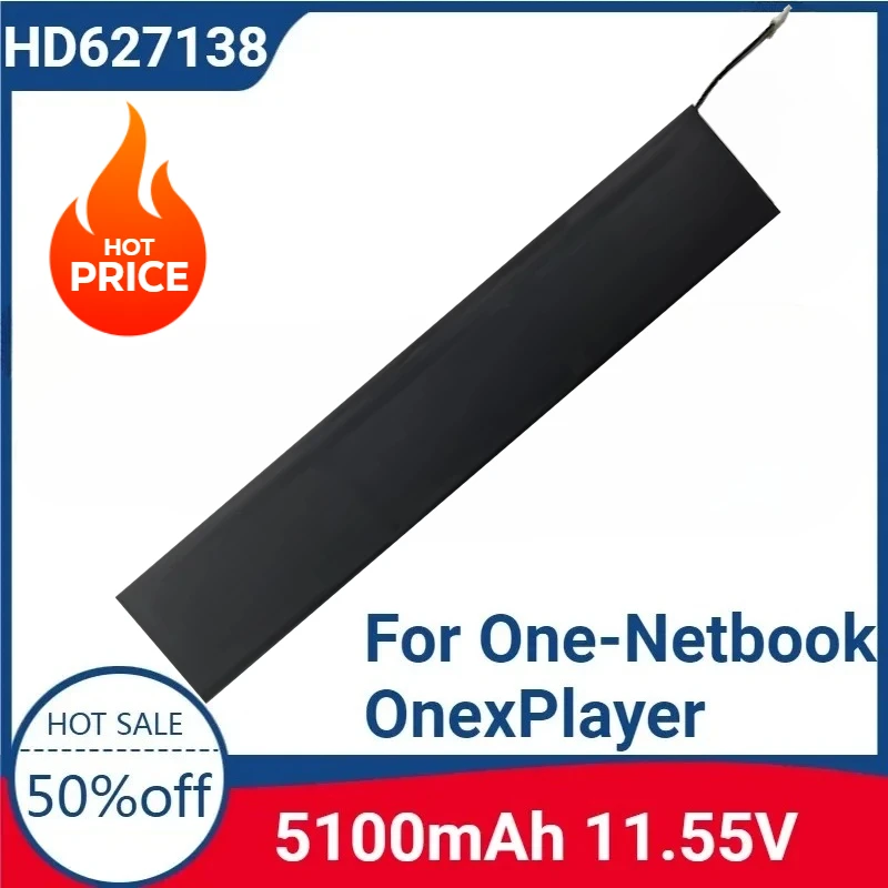 

For HD627138 Replaceable Battery for One-Netbook OnexPlayer 1S ONEXR-B10 I7-1195G7 Handheld Game Players PC HD627138 AEC627138