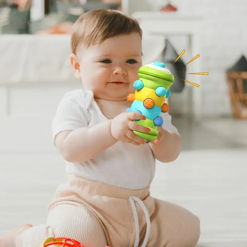 Baby rasselt Spielzeug Neugeborene 0 12 Monate montessori sensorische interaktive bewegliche Aktivität Spielzeug Entwicklung kriechen rollendes Spielzeug