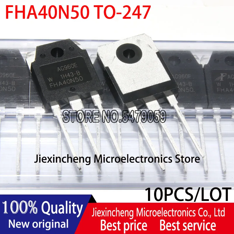 10 peças FHA24N50 24N50 FHA20N50 20N50 FHA40N50 40N50 TO-3P 500V 24A 20A 40A MOSFET Novo original