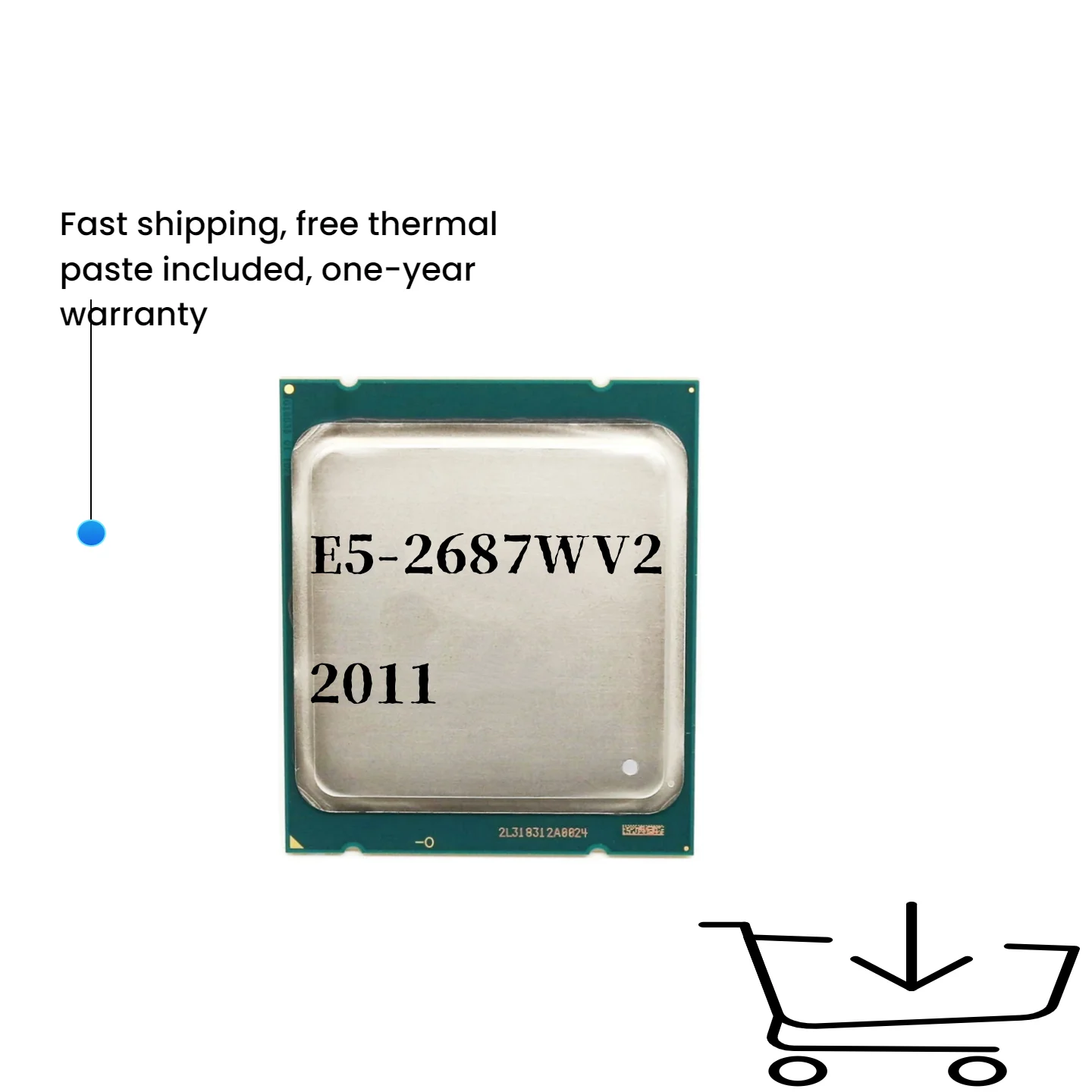 

Xeon E5 2687W V2 2687Wv2 3,40 ГГц 8-ядерный процессор LGA 2011