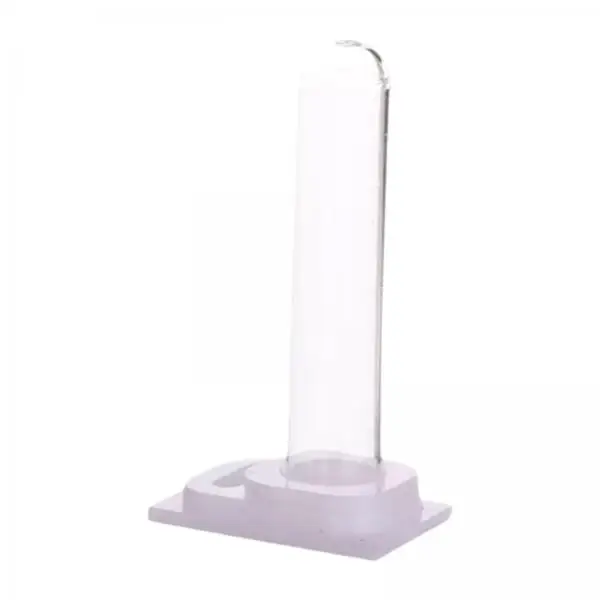 2xPET Water Cup Kit Acrylic Accessories Tool Home Test Tube Water Storage Bowl White