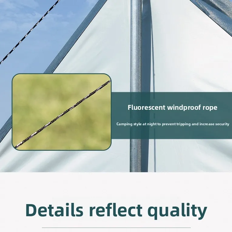 التخييم في الهواء الطلق Sunade خيمة لي ناموسية الترفيه Fiing مساحة كبيرة حماية من الشمس UPF50 + خيمة مظلة مقاوم للماء أكسفورد Awing #4