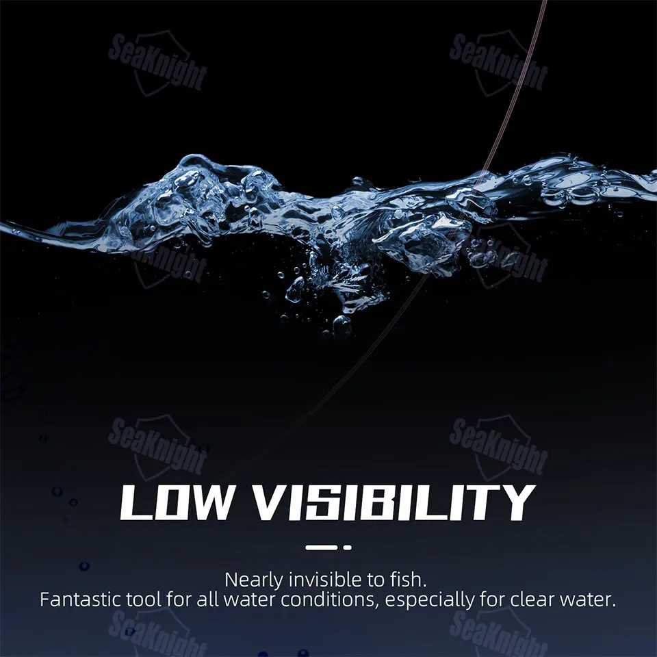 SeaKnight Marken-Angelschnur der SK-Serie, 100M/50M, 100% Fluorocarbon-Beschichtung, Schnell sinkende Schnur, stärker, 1,4-45,36KG – Detail 5