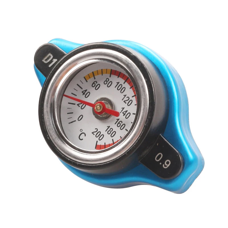 

Car Automobile Styling SPSLD Thermo Radiator Cap Tank Cover Water Temperature Gauge with Utility Safe 0.9 Bar/ 1.1 Bar/1.3 Bar