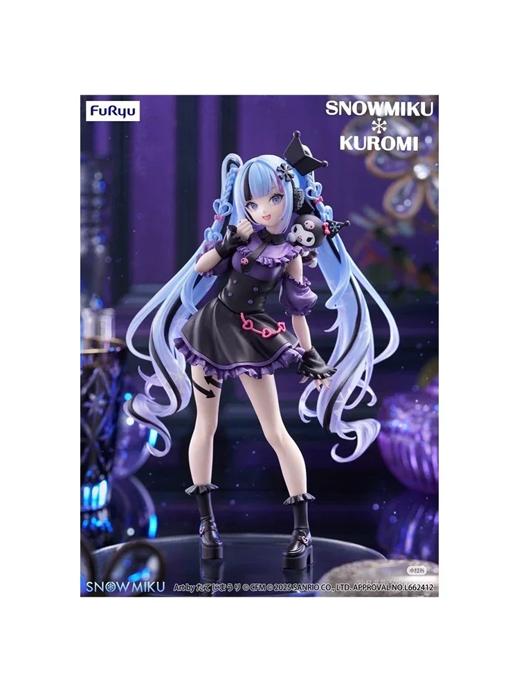 Na Stanie 100% Oryginalna Figurka Anime Furyu Hatsune Miku Kuromi Trio Try IT Model Zabawka Prezent Oryginalny — 2
