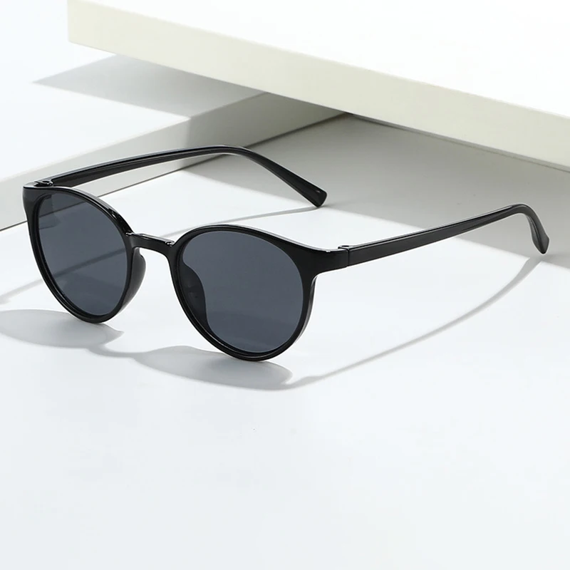

Women's new cat eye sunglasses simple and personalized circular sunglasses Instagram fashion retro decorative glasses trend