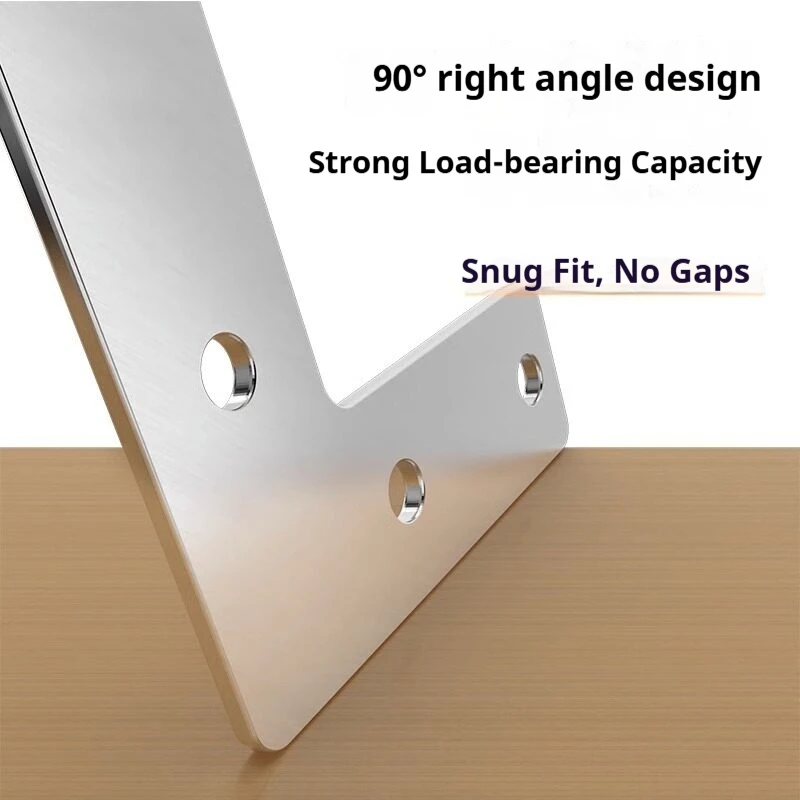Right-Angle Fastener Reinforced Triangle Iron Bracket Support Angle Iron Connector Iron Sheet Stainless Steel Corner Brace