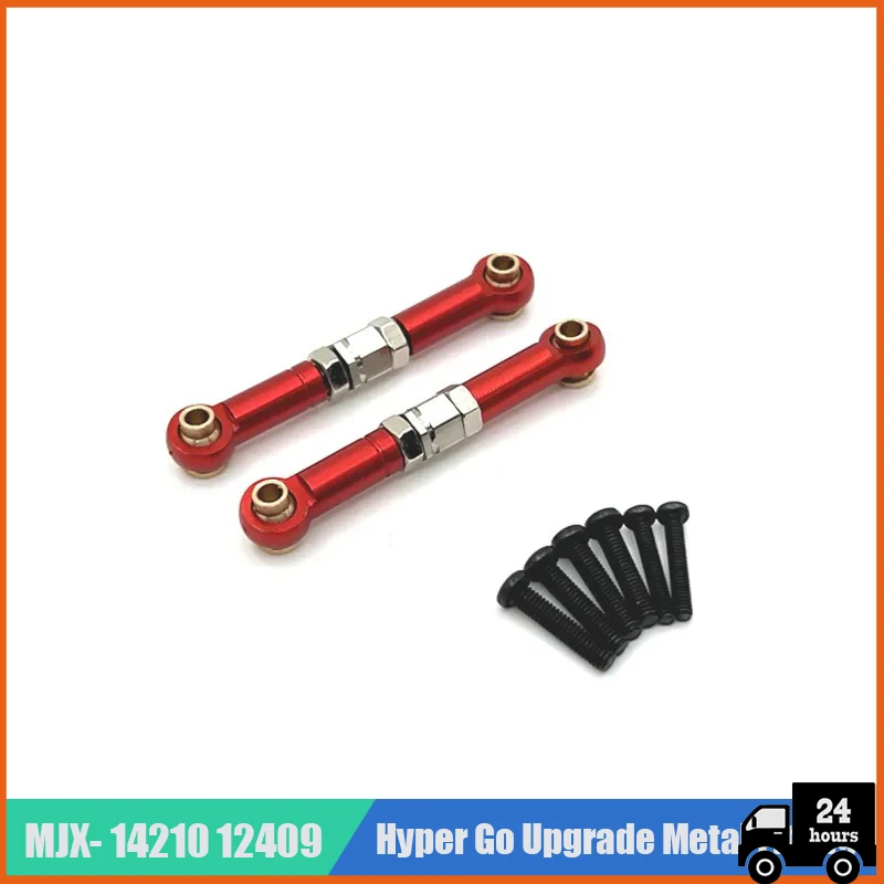 Mjx-piezas De Metal Para Coche A Control Remoto 14210 14209 RC, Barra De Dirección De Brazo Oscilante, Hacia Arriba Y Hacia Abajo