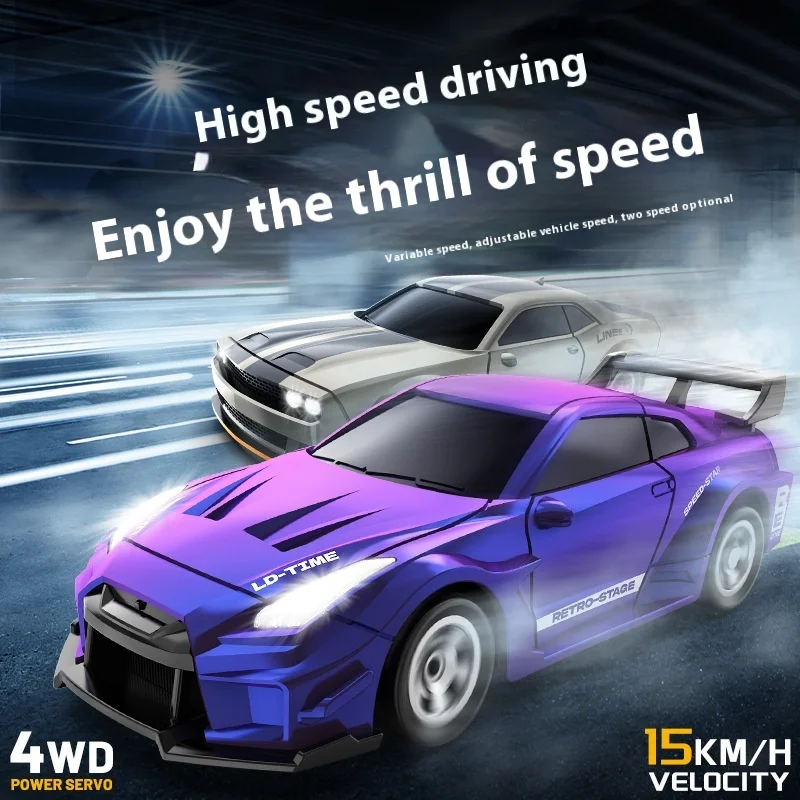 

NEW Mini RC Desktop Car Full Proportion Four-Wheel Drift Race Car Model Decoration Boys Remote Control Car Toy For Boy Gifts