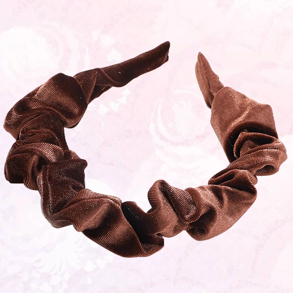 

Velvet Head Women Accessories Folds Folds Hair Hoop Elegant Stylish Swan Hair Band Travel Ordinary Braiding Tools