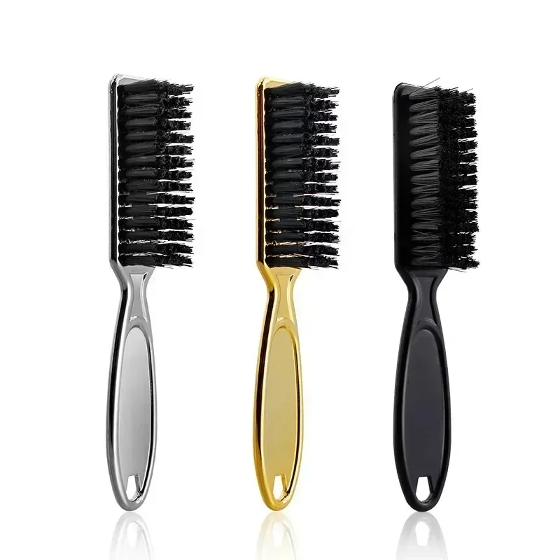 Vintage Oil Head Comb Brush Hair Care Beard Shape Dual Use Comb Brush Hair Cutting Cleaning Brush Broken Hair Comb Mini