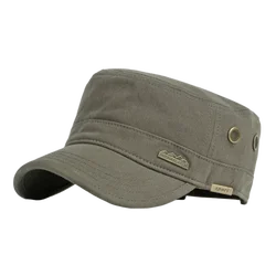 Brand Oohmy Flat Hat Cadet Cotton Cap Basic Everyday Adjustable Style Hat Baseball Caps for Men Women Youth Boys Girls Teens