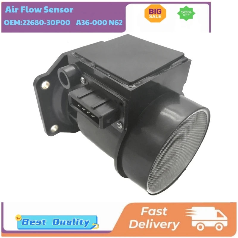 

22680-30P00 2268030P00 A36-000 N62 A36000N62 Автомобильные датчики массового расхода воздуха Maf Meters для Nissan 300ZX Z32 Infiniti 240SX S13 S14