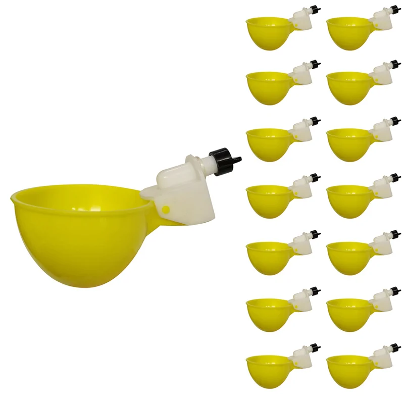 

30 шт., поилка для курицы, автоматическая поилка, кормушка для курицы, пластиковые чашки для питьевой воды для птицы, товары для домашних животных