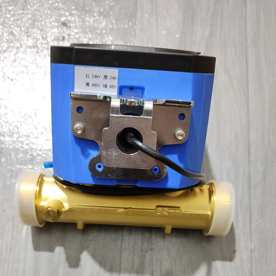 ASW-1 Ultrasonic Liquid Flow Meter RS485/USART Small Diameter DN15-40mm Threaded Connection Copper Pipe Smart Watermeter