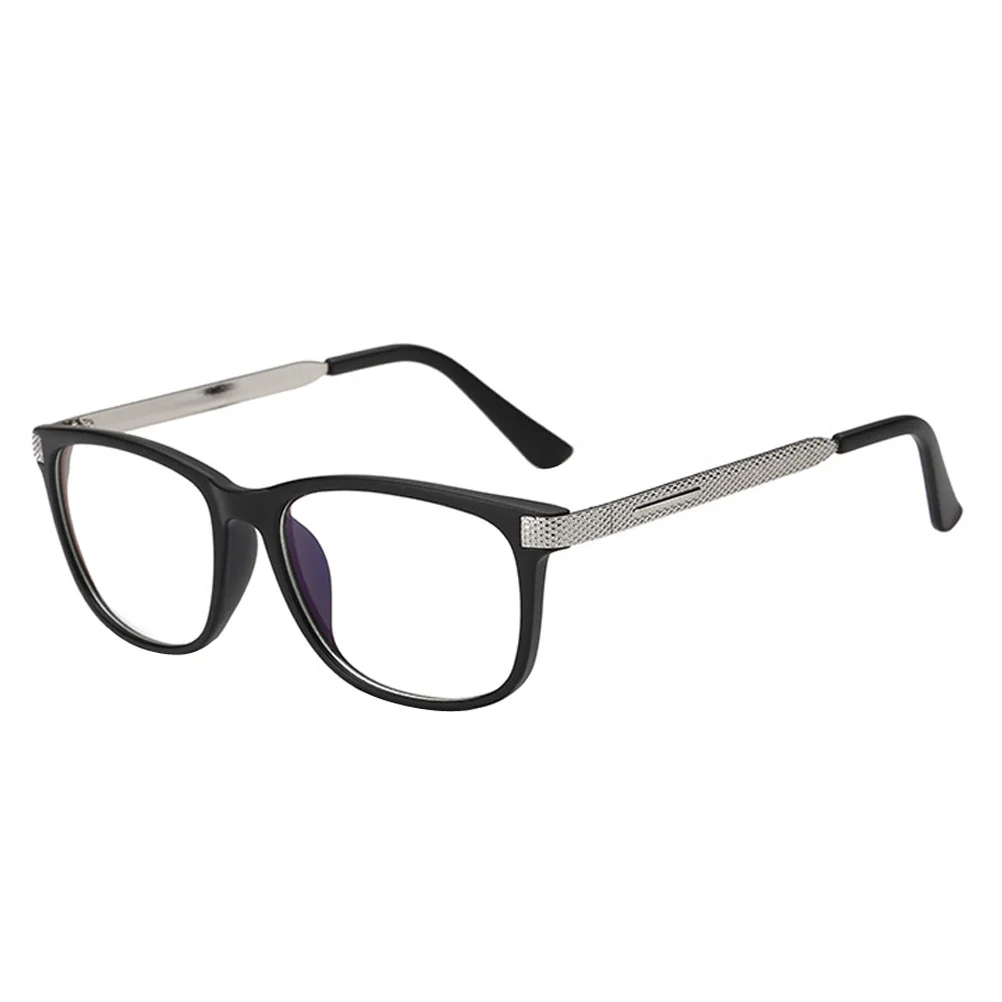 

Unisex Classic Vintage Small Square Clear Lens Metal Glasses Frame Matte Black Durable Lightweight Comfortable Non Slip Design