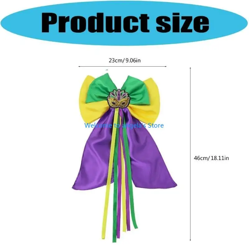 X4YC Fiocchi per feste Fermaglio per capelli Costruzione in tessuto Comodo da indossare per ore prolungate Tenuta leggere