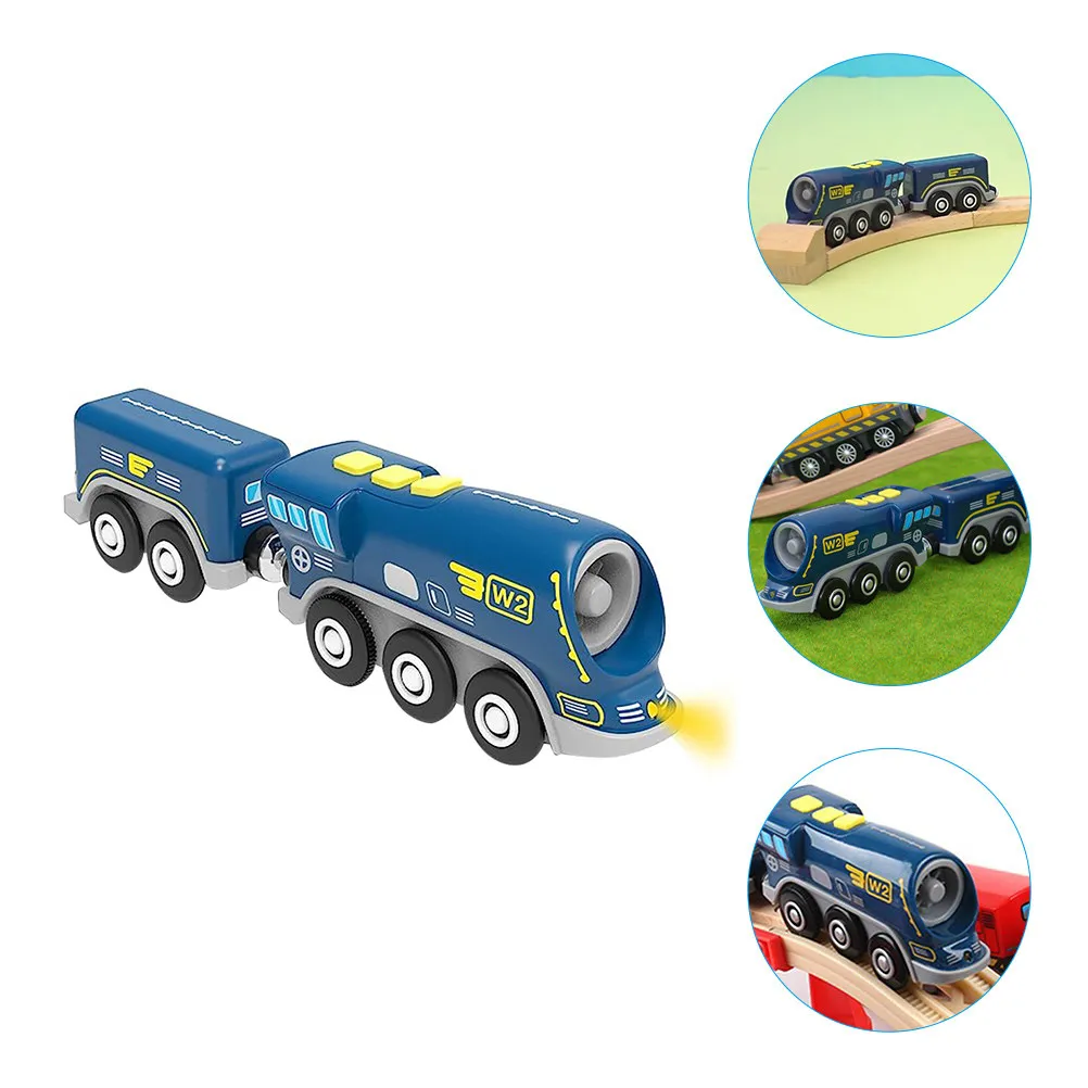 

Светящийся поезд на батарейках, детская развивающая игрушка, звуковые эффекты, яркие цвета, подарок для малышей и детей