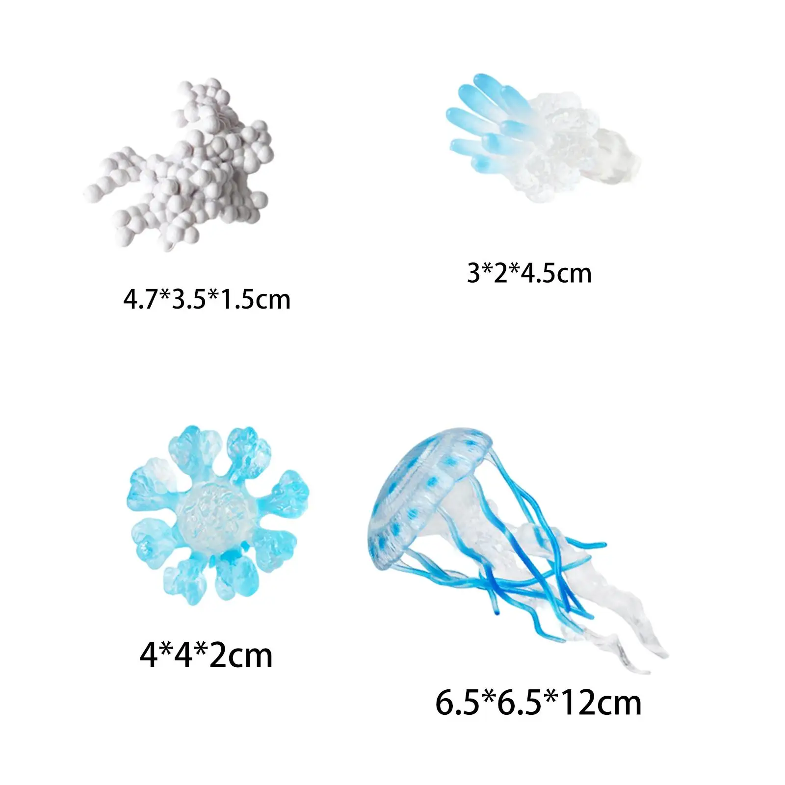 Kit giocattolo per adulti con polipo di uova di meduse Figure giocattolo di biologia Montessori per l'apprendimento cognitivo della prima infanzia