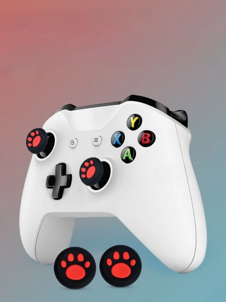 Couvercle de capuchon de poignée de manette de jeu patte de chat, pour PlayStation 5 PS5 Slim Pro Xbox série X/S ONES, accessoires de contrôleur de manette de jeu