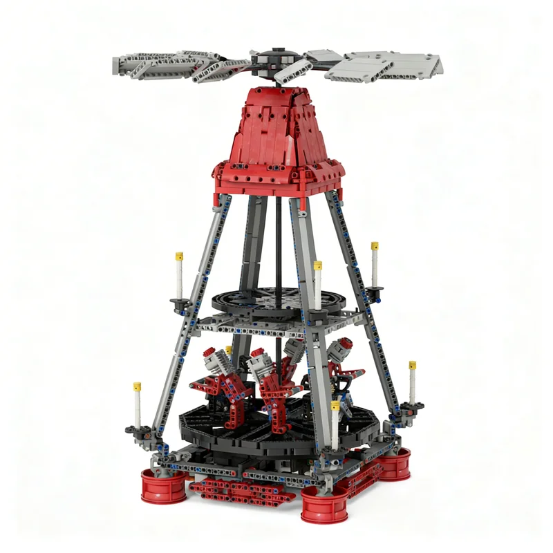 2498pcs MOC The Christmas Pyramid Technical Model Building Blocks Architecture Toys Christmas Gift Idea Assemble Kids Brick