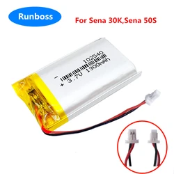 1-4PCS New 3.7V 1300mAh Rechargeable Battery For Sena 30K,Sena 50S SP75 S7A-SP75 Motorcycle Bluetooth Headset, Helmet Intercom