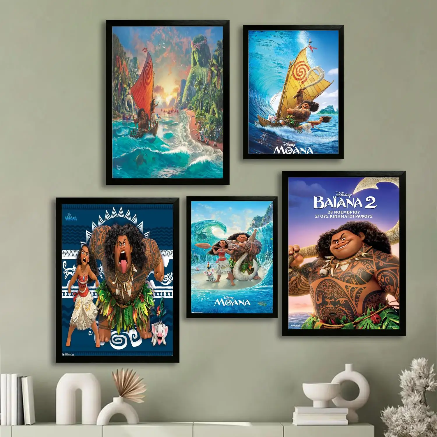 

Moana 2 Canvas Art Poster and Wall Art, Picture Print, Modern Family Bedroom Decor, Posters,Decorative painting