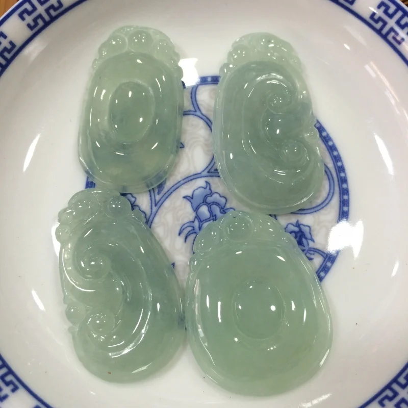 Ice Glutinous Jade Pendant para homens e mulheres, Old PitaJade Ruyi, Factory Direct Supply