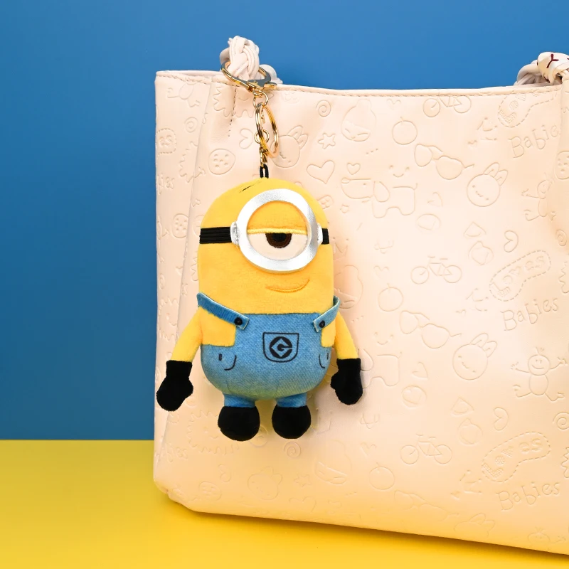 Potdemiel Echte Minion Tim Bear Pluche Pop Hanger Sleutelhanger Pop Dames Tas Hanger Kinder Verjaardagscadeau Kerstcadeau ﻿