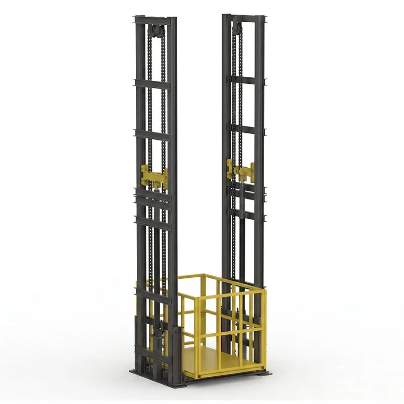 Hydraulic Freight Elevator, Warehouse Logistics Loading Platform Utilizes Interlocked Control of Fixed Lifts(Customized)