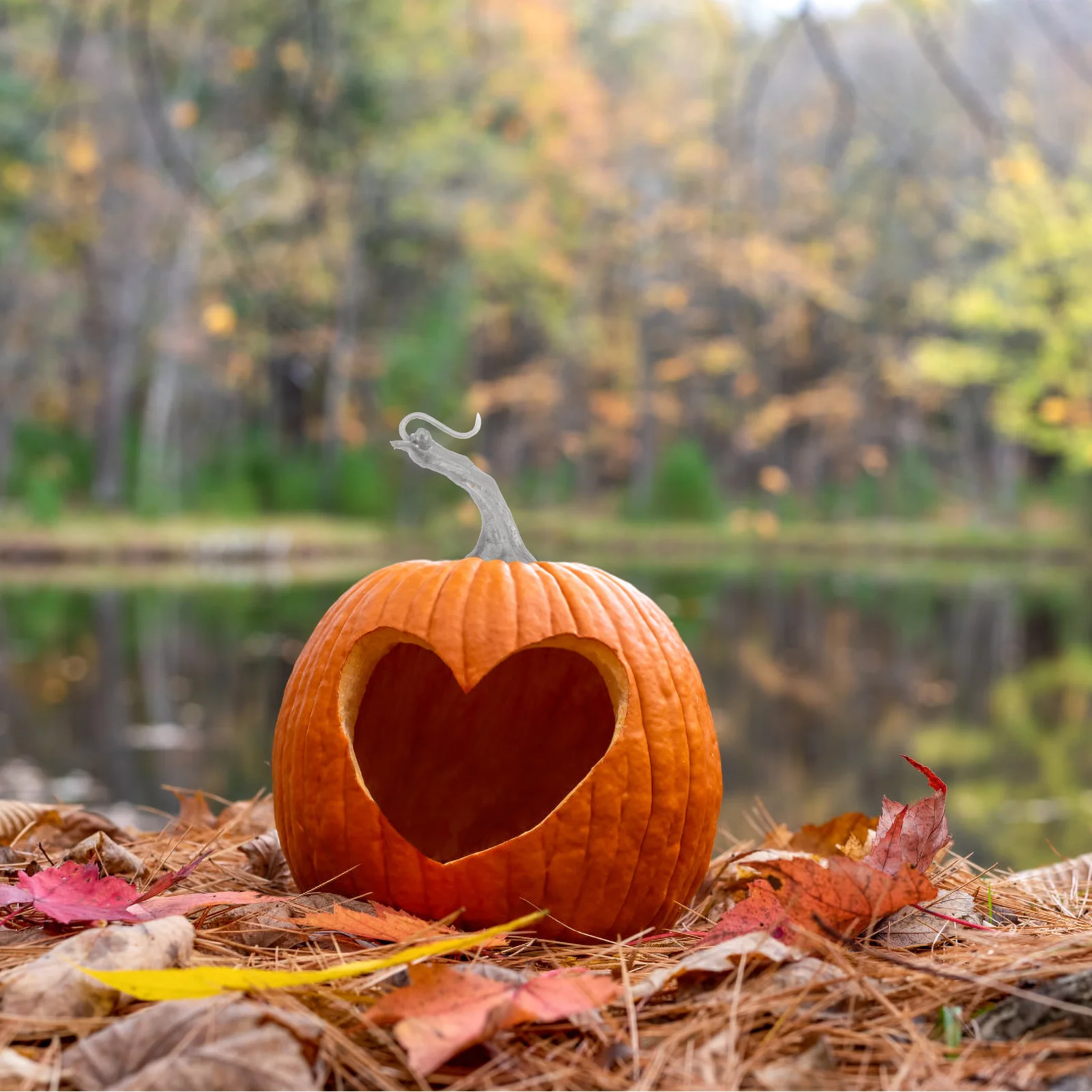 

50Pcs Pumpkin Stem Plastic DIY Halloween Decoration Simulation Fake Pumpkin Handles Craft Supplies Halloween Decor