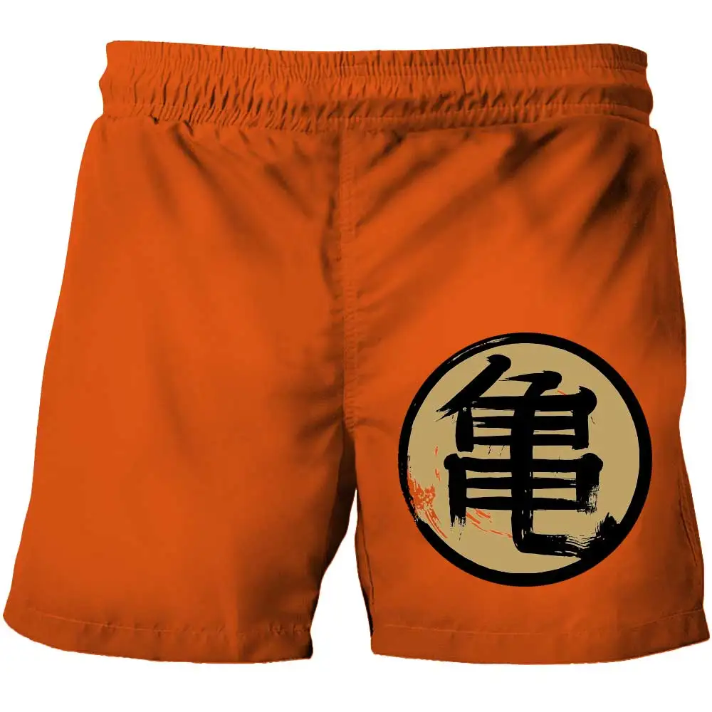 Japanese Cartoon Dragon Ball Z Children\'s Boys Shorts Beach Pants Summer Cartoon Cute Boys Beach Pants Shorts