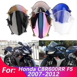 Motorcycle Windshield For Honda CBR600RR CBR 600 RR 600RR F5 2007-2012 Double Bubble WindScreen Accessories Fairing Deflector