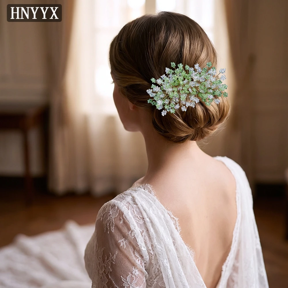 

YouLaPan Exquisite Rhinestone Hair Comb Handmade Suitable Bridesmaids Wedding Ladies Banquets Dances Hair Accessories YXA412