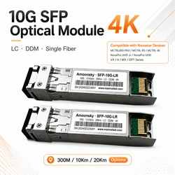 Amoonsky AMS-SFP 10G 20Km SFP+ LC Optical Transceiver Single Mode Single Fiber Dual Fiber for Novastar LED Controller