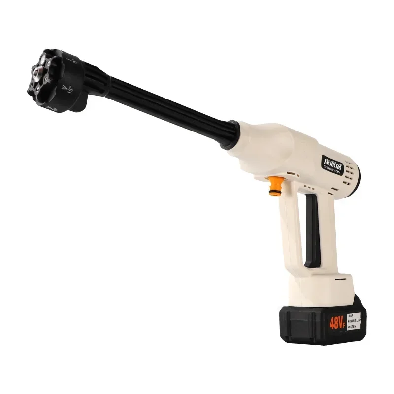 Durable Car Washing Water Gun Washing Machine Household High-power High-voltage Lithium Battery  Portable Lithium Battery Brushl