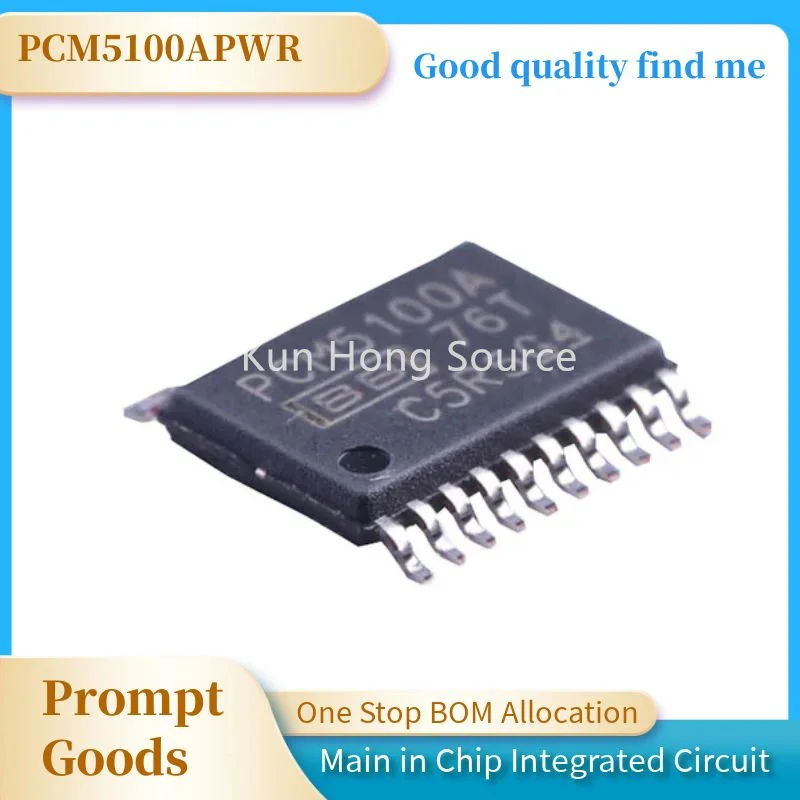 1pcs PCM5100APWR PCM5100 PCM5100A IC TSSOP TSSOP-20 PCM5100APW