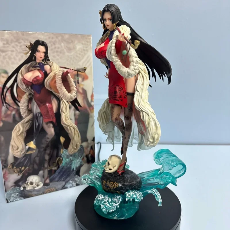 

35.5cm Anime One Piece Boa Hancock Character Seven Martial Sea Sexy And Beautiful Girl Pvc Action Statue Collection Model Toy Gi