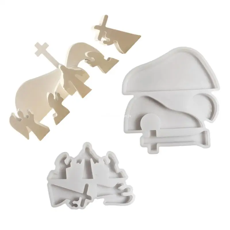 

Religious Themed Desk Ornament Epoxy Mould Silicone Mold for Office Decoration Dropship