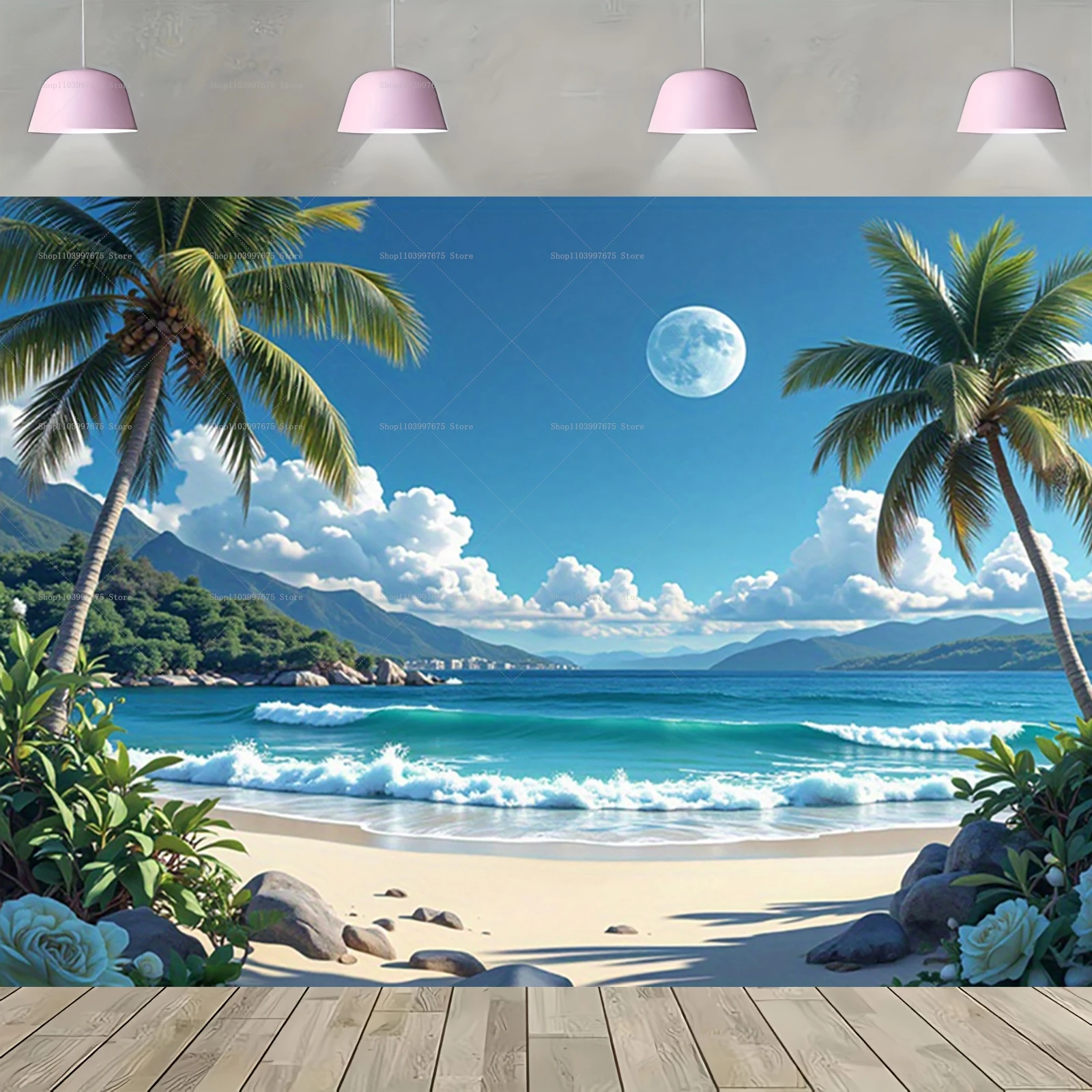 Fondali con vista al mare sull - Summer Clothing Banner recensione e prezzo
