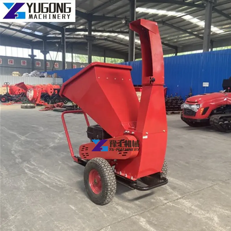 15HP Gasoline Powered ATV Forestry Farm Log Tree Branch Chipper Shredder