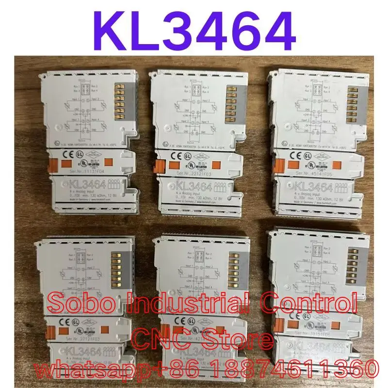 Teste do módulo KL3464 usado ok