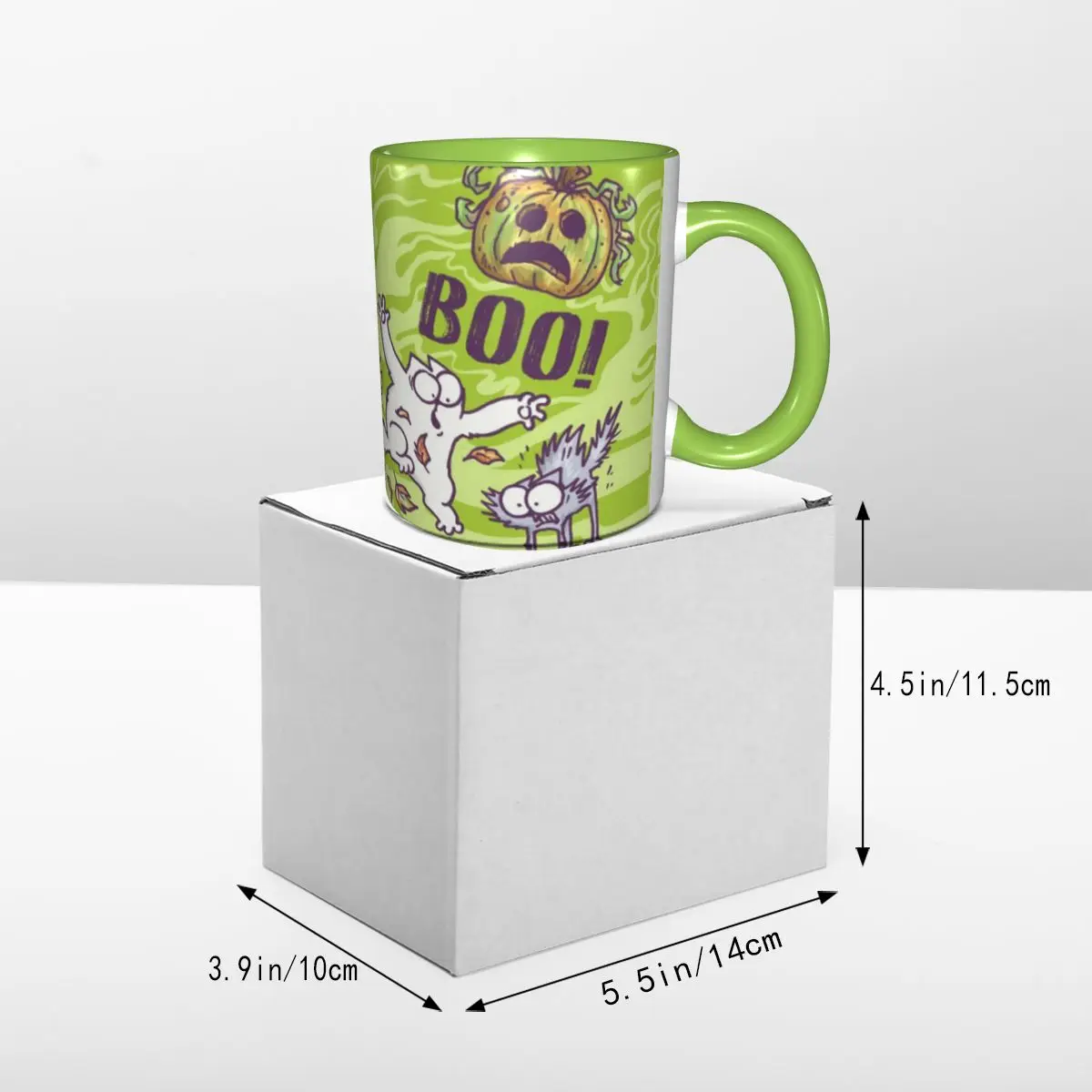 Kubek z motywem kota Simona, akcesoria, prezent dla dzieci, uroczy kubek