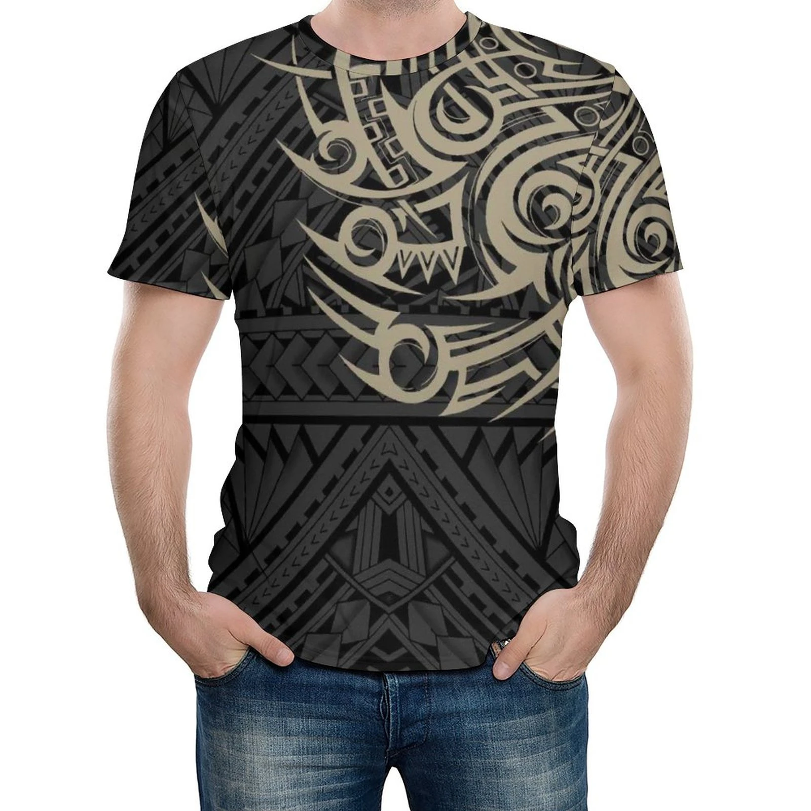 2022 Hot Summer Tribal T Shirt Men Casual Printed Samoa Brand Design Noble Puletasi Short Sleeve Streetwear